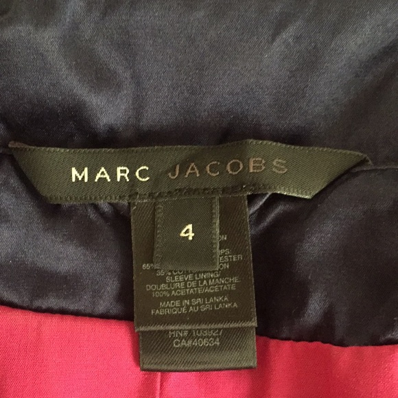 Marc Jacobs Navy Silk blend Blazer size 4 - Picture 8 of 8